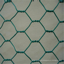 Malla de alambre hexagonal revestida de PVC para jaulas